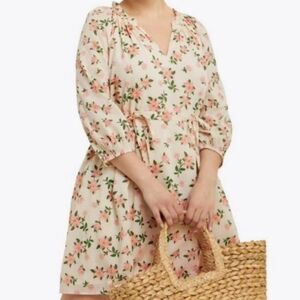 Women's Draper James Floral Ruffle Sleeve Dress Size M